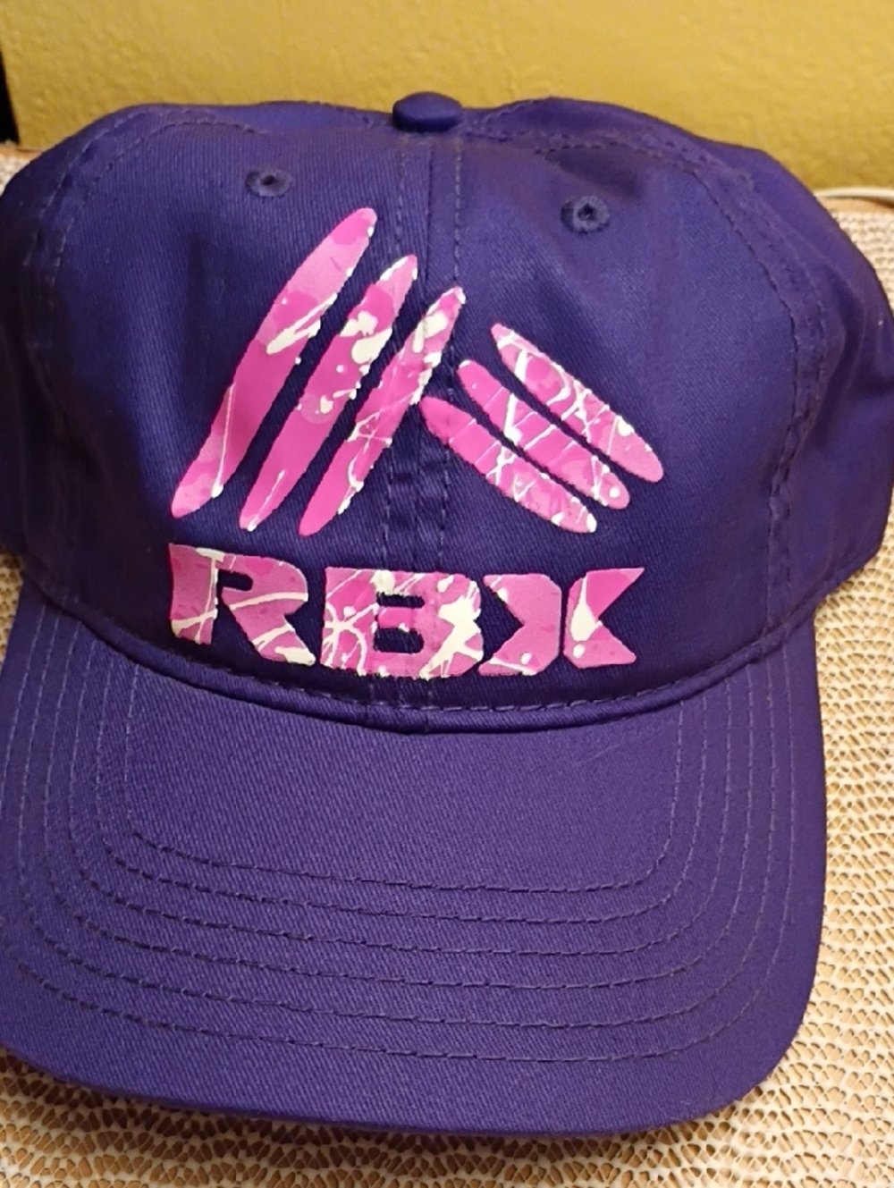 RBX Kids Purple Hat with Pink Logo Graphic